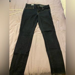 Gap Curvy Skinny Dark Wash Jeans, Size 2